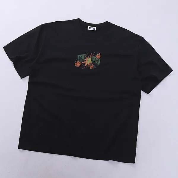 Design Graphic Print Black T-Shirt - 1