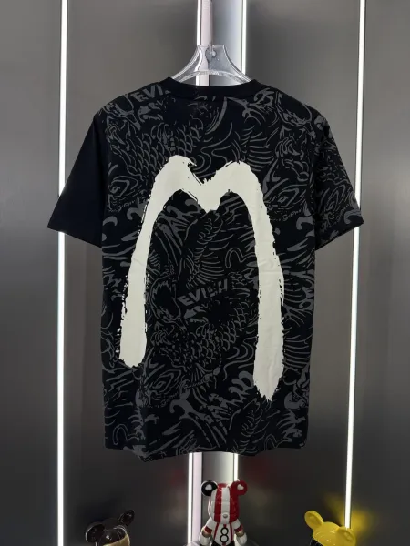 Evisu Craft With Pride Graphic Pocket T-Shirt Black - 13