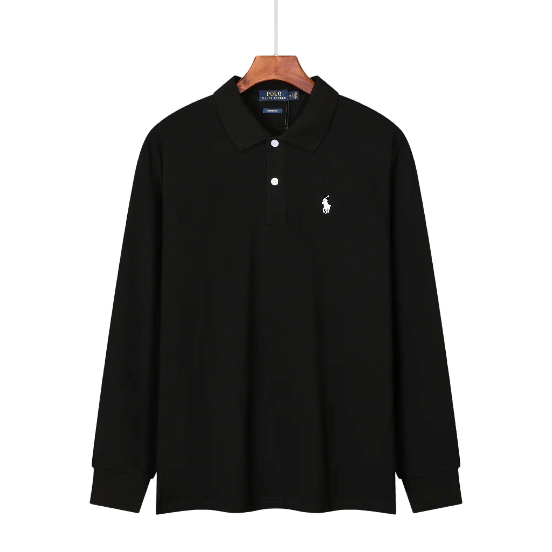 Polo Ralph Lauren Long Sleeve Navy Classic Polo Shirt