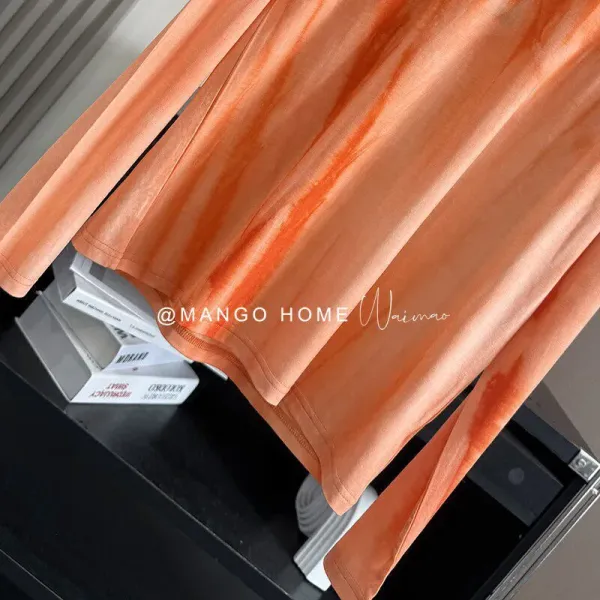 Design Clothing Warehouse Orange Tie-Dye Long Sleeve T-Shirt T-Shirts - 18