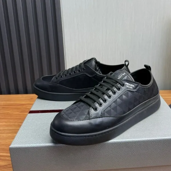 Prada Re-Nylon Low-Top Sneakers Black - 1