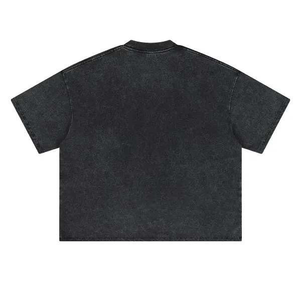 Design NOTGEXX Kanji Print Long Sleeve Tee Black T-Shirts - 20
