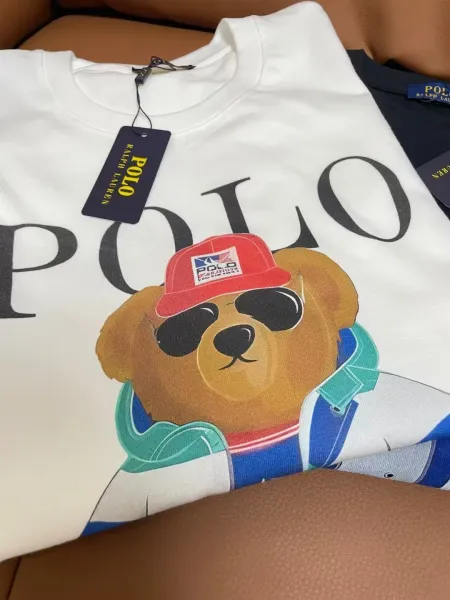 Polo Ralph Lauren Polo Bear Graphic T-Shirt Navy - 5