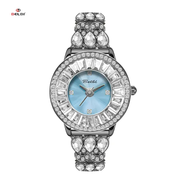 Design Belbi Crystal-Embellished Gold-Tone Quartz Watch Watches - 23