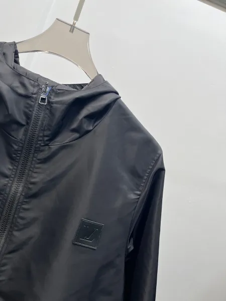 Design Windbreaker Jacket Black Outerwear - 23