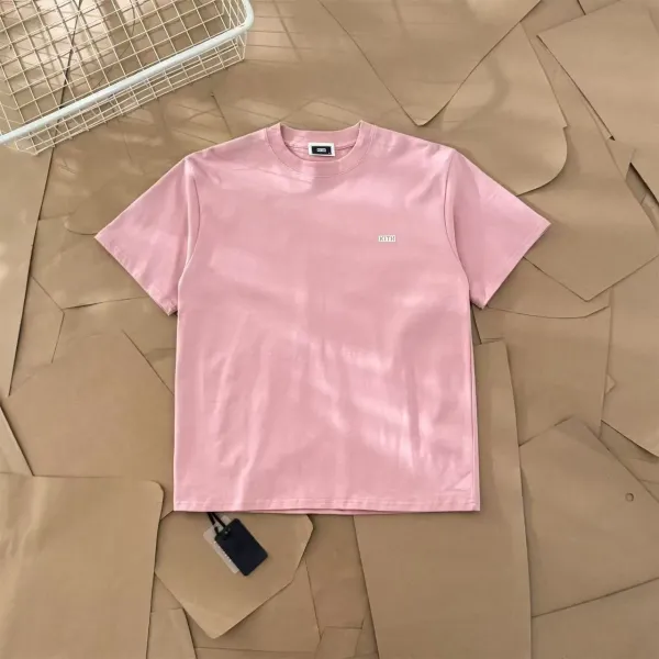 Kith Logo Tee Pink T-Shirt - 1