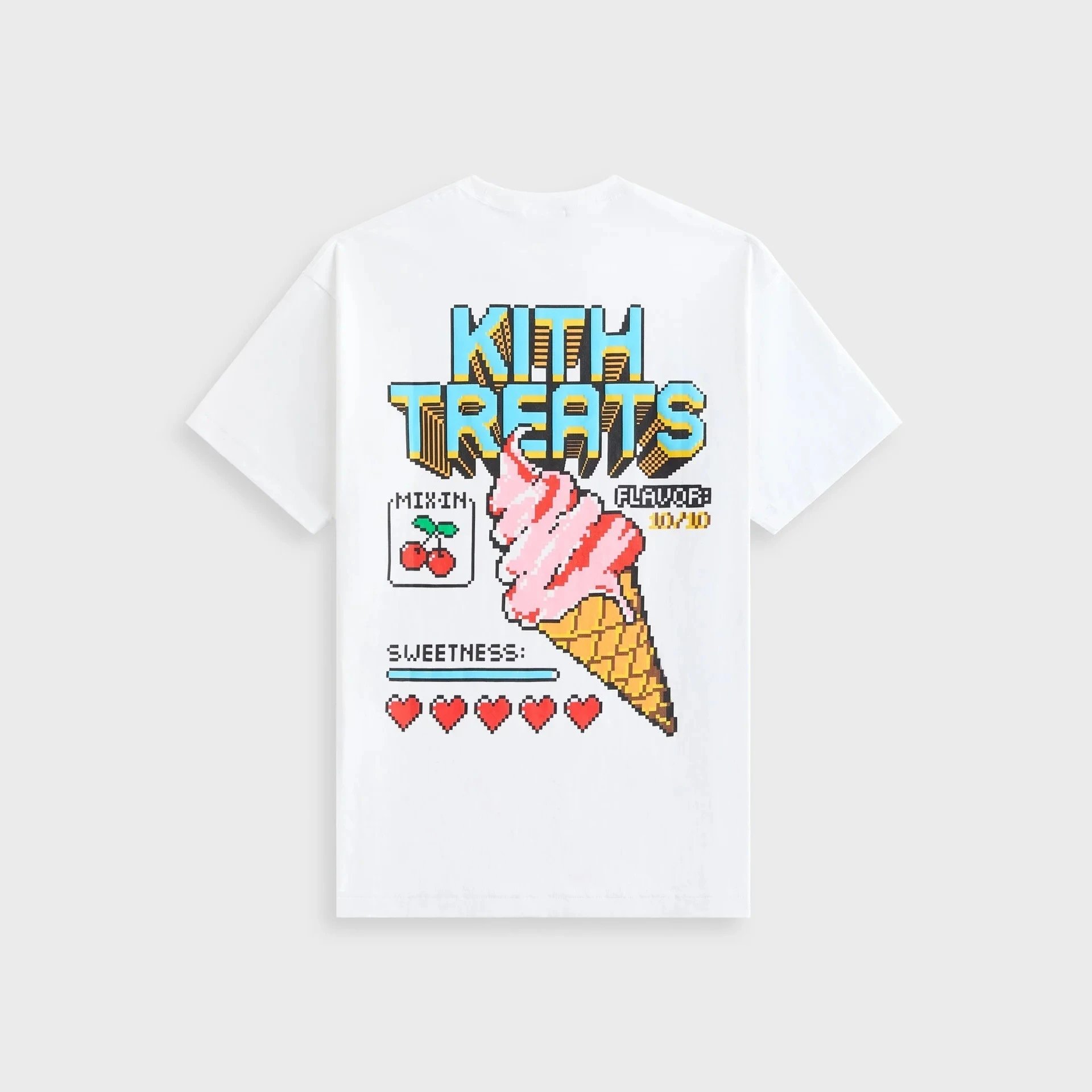 Kith x Disney Mickey Mouse Floral Embroidery White T-Shirt - 26