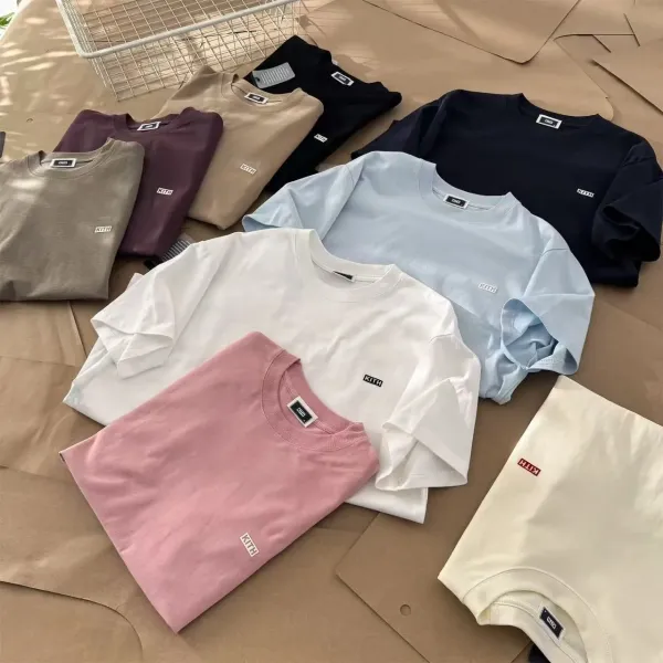 Kith Logo Tee Beige T-Shirt - 6