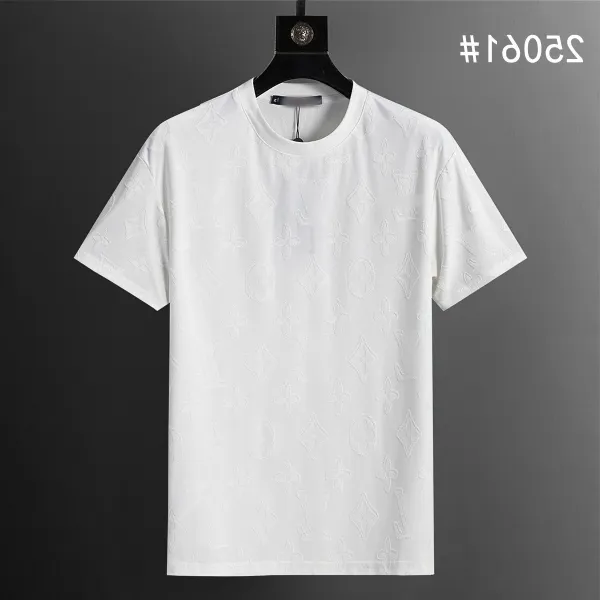 Louis Vuitton Monogram Embossed White T-Shirt - 1