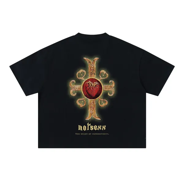 NOFS The Heart of Imprisonment Black T-Shirt - 1