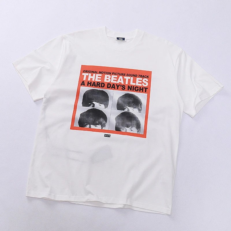 Kith White Graphic Print T-Shirt