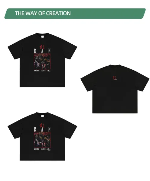 Design NOTSEX x Akira Kurosawa RAN Long Sleeve T-Shirt Black T-Shirts - 12