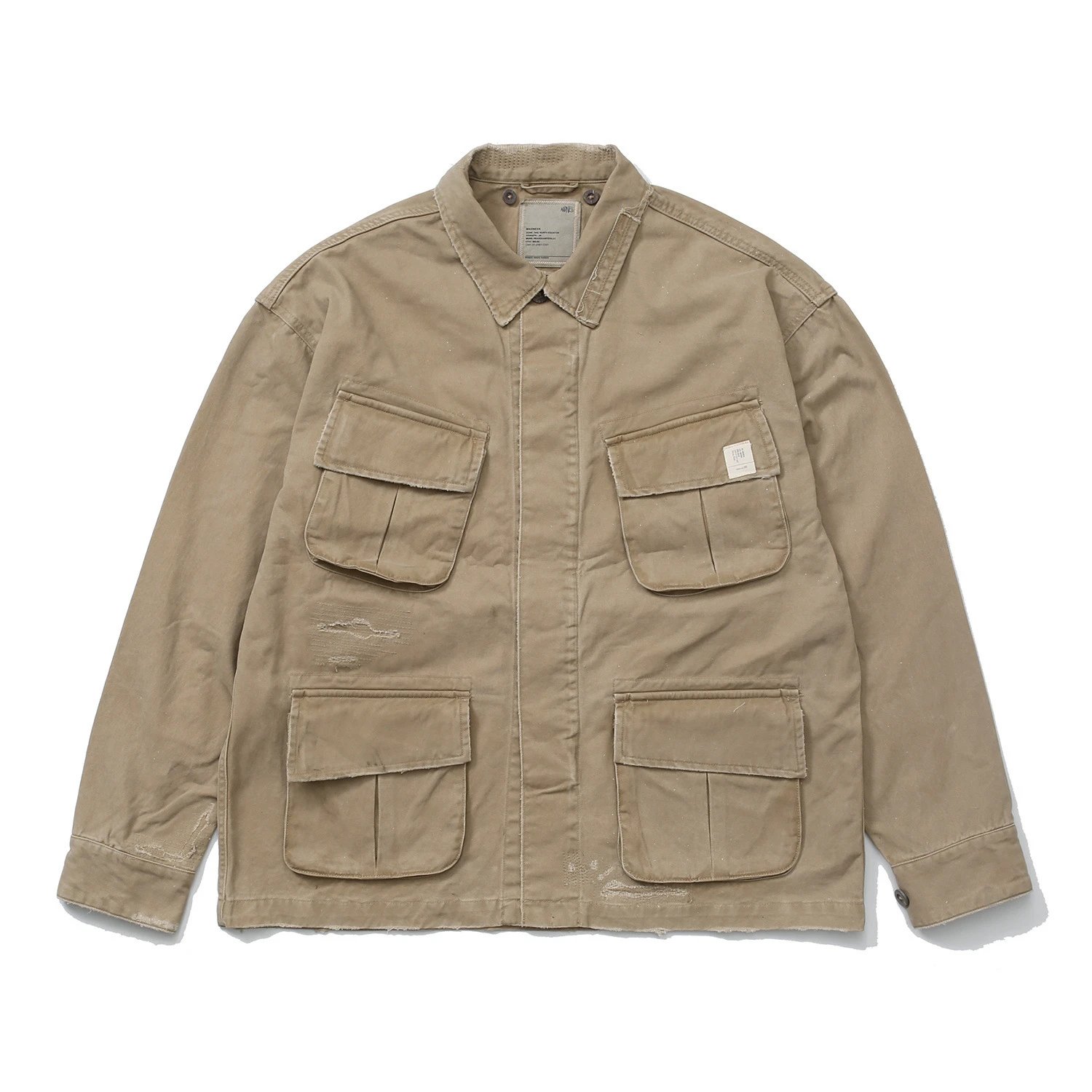 Utility Field Jacket Olive Green Military Style