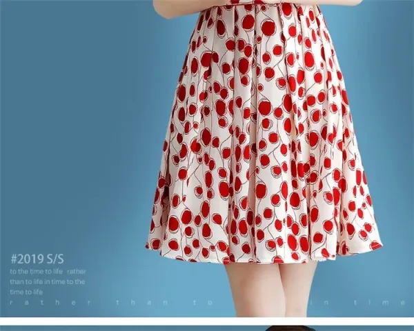 Design Red Polka Dot A-Line Dress - 3