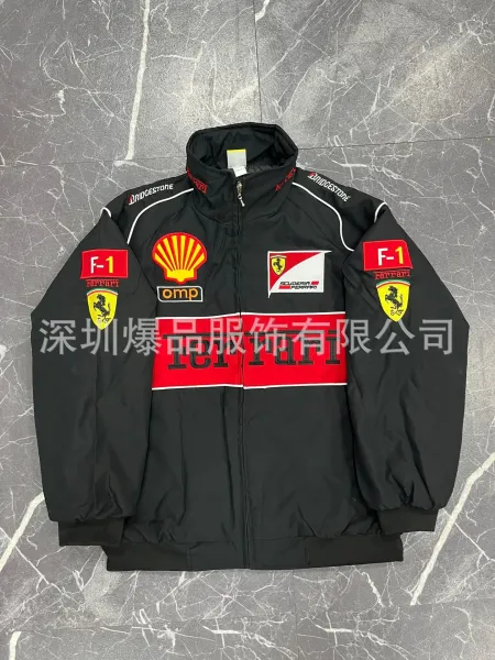 Design McLaren Mercedes-Benz F1 Team Inspired Racing Jacket Multicolor Outerwear - 37