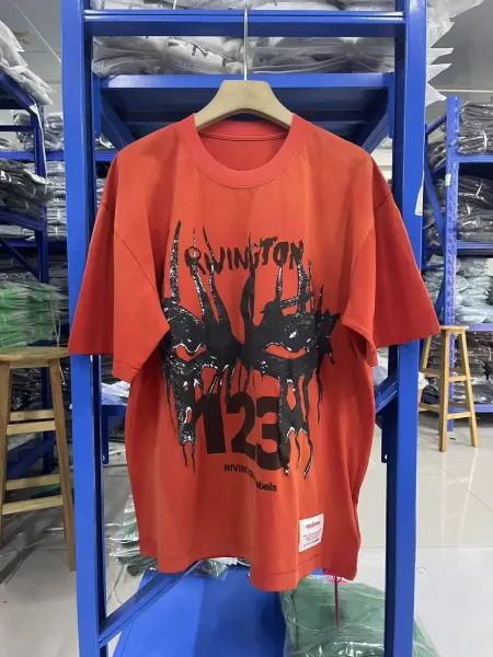 Design Rivington x Mplana M23 Orange Graphic T-Shirt T-Shirts - 1