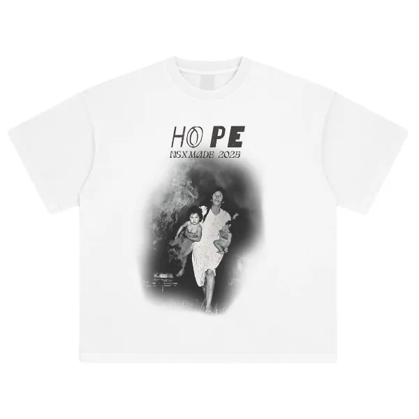 Design NSXMADE HOPE 2025 Graphic T-Shirt White T-Shirts - 1