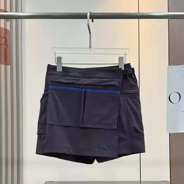 Design Hivngera Utility Shorts Navy Blue Shorts - 4