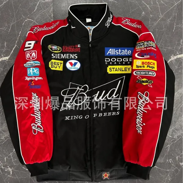 Design McLaren Mercedes-Benz F1 Team Inspired Racing Jacket Multicolor Outerwear - 42