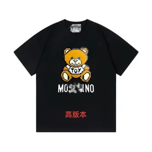 Moschino Pixel Bear Black T-Shirt