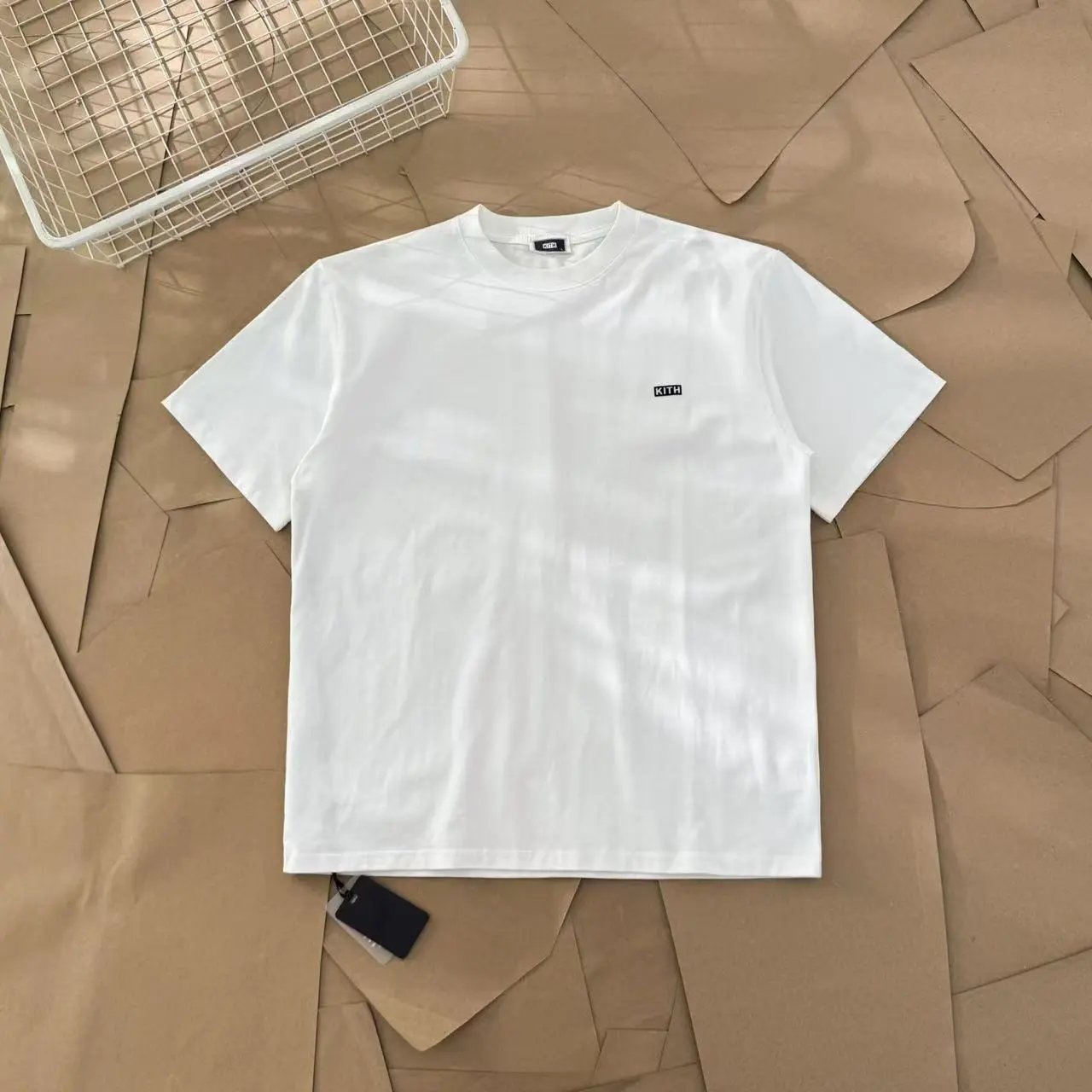 Kith Classic Logo White Crewneck T-Shirt
