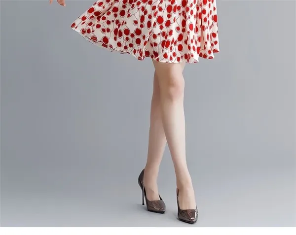 Design Red Polka Dot A-Line Dress - 15