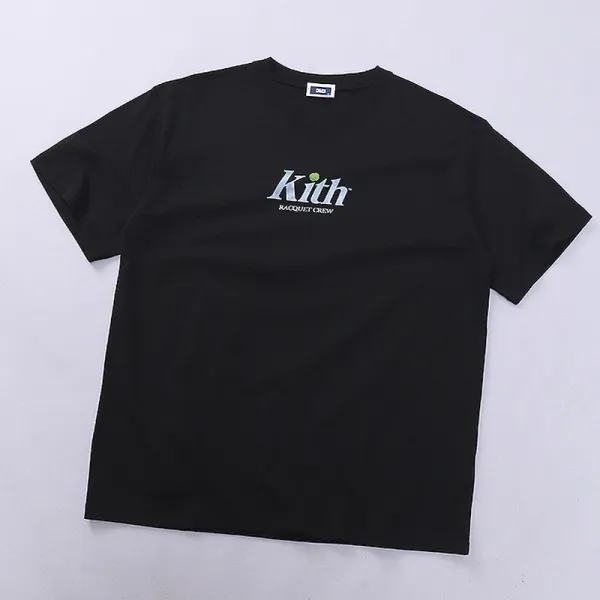 Kith Racquet Crew Black T-Shirt - 1