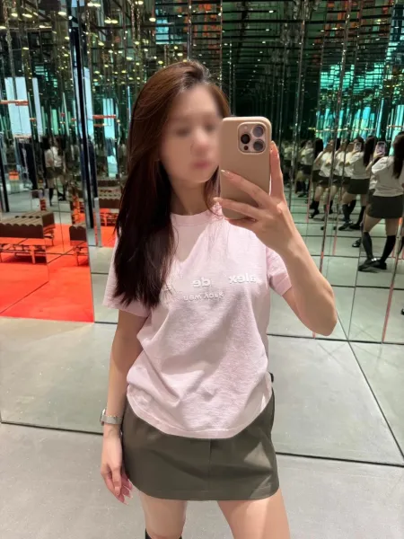 Alexander Wang Ale Nde Wang Pink T-Shirt - 3