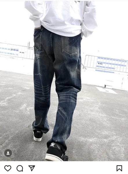 Carhartt Work In Progress Distressed Gray Denim Pants Jeans - 30