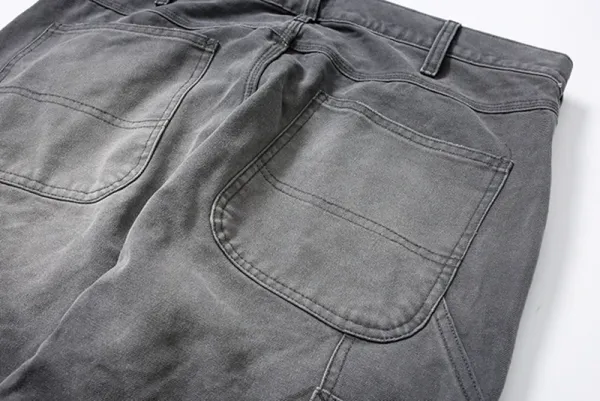 Carhartt Work In Progress Distressed Gray Denim Pants Jeans - 43