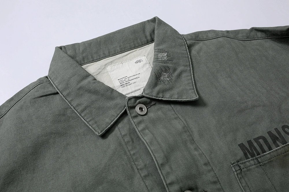 Design MDNS Workwear Jacket Army Green Outerwear - 18