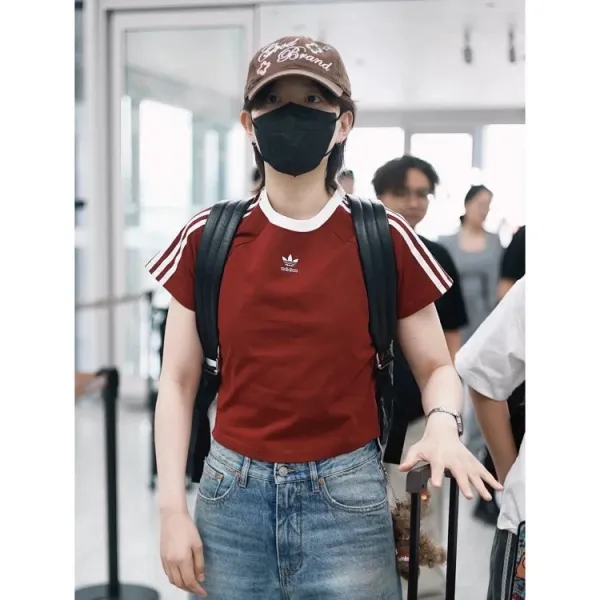 Good Brand Embroidered Floral Baseball Cap Brown - 8