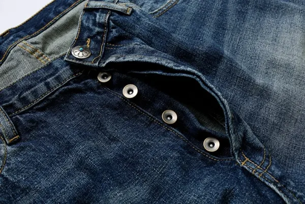 Design Paint-Splatter Washed Denim Jeans - 23