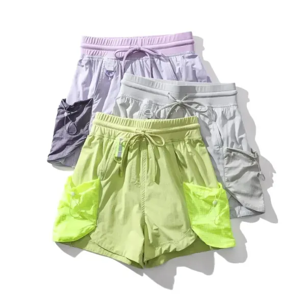 Design Layered Utility Shorts Light Gray - 7