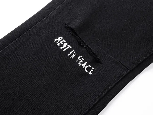 Design RTA Distressed Black Denim Jeans - 21