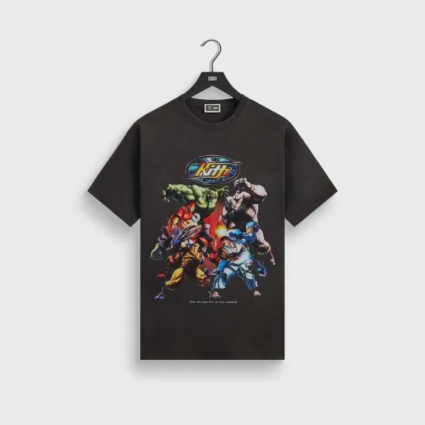 Kith x Marvel Street Fighter Collaboration Black T-Shirt - 1