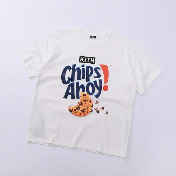 Kith Chips Ahoy! Graphic Print White T-Shirt - 1