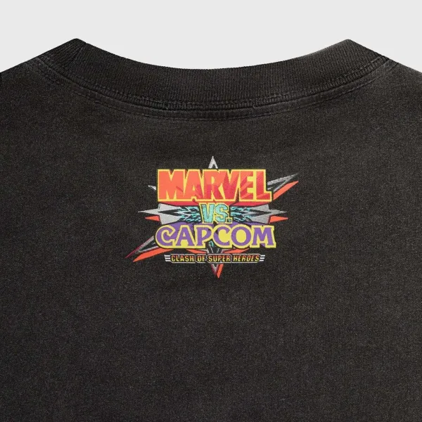 Kith x Marvel x Capcom Street Fighter Graphic T-Shirt Black - 16