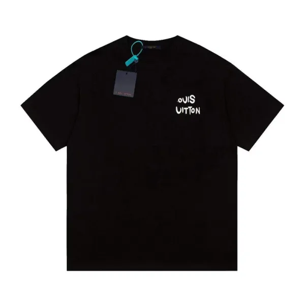 Louis Vuitton Ouis Vuitton Black T-Shirt - 1