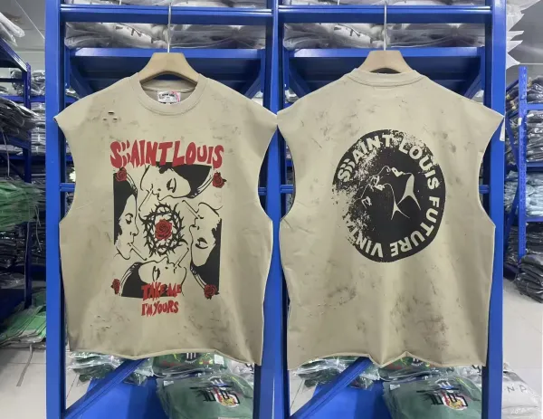 Saint Tears Graphic Print Oversized T-Shirt White - 4