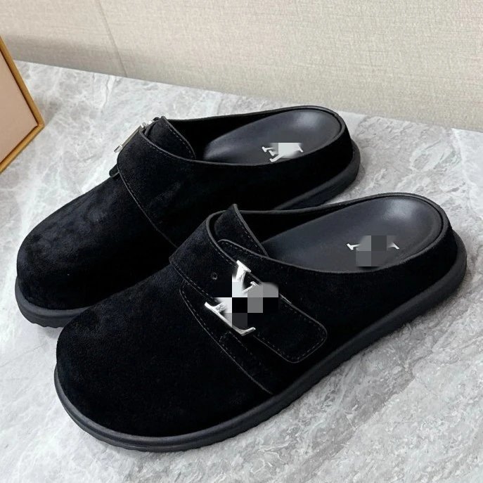 Louis Vuitton LV Archlight Mule Black Suede Slippers