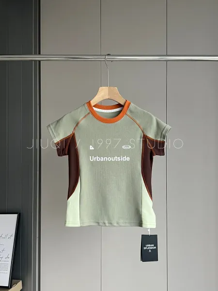 Design Urban Splendor x 1997 Studio Urbanoutside Color-Block T-Shirt T-Shirts - 1
