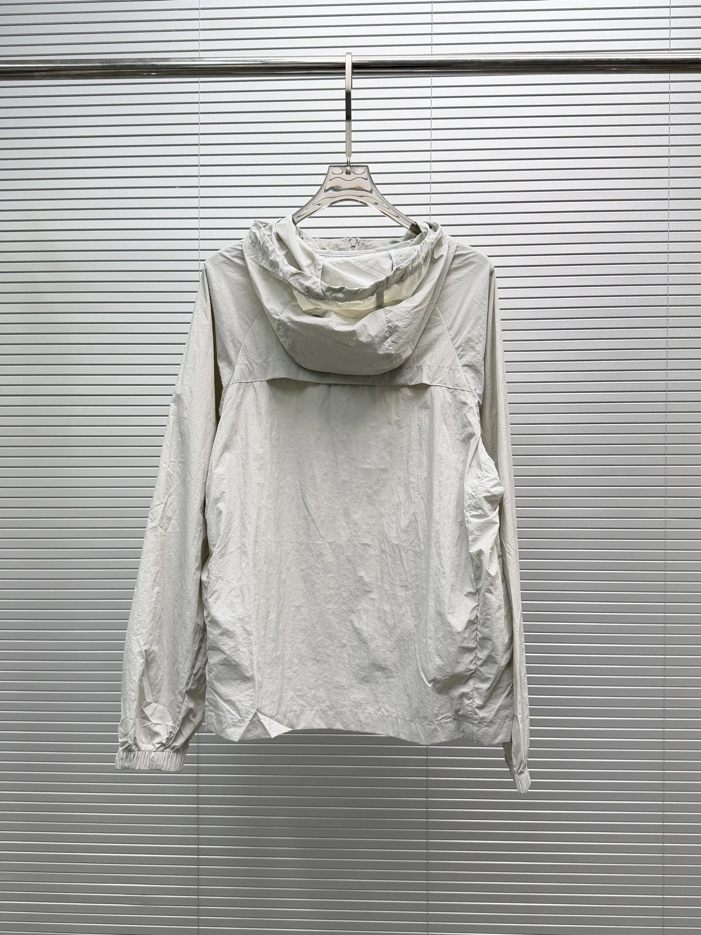 Chanel Logo Patch White Windbreaker Jacket and Shorts Set - 7