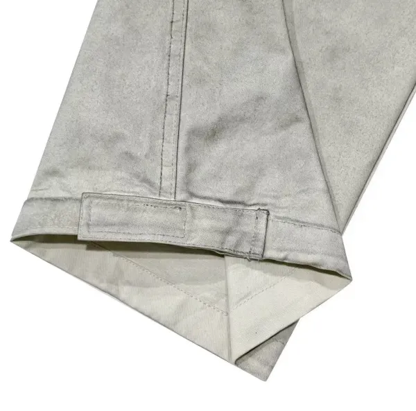 Design Cargo Pants Light Gray Washed Utility Pants - 44