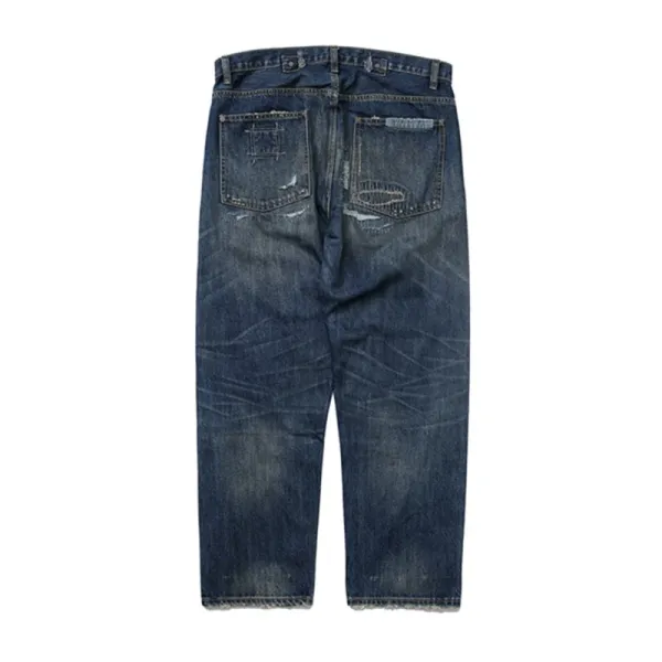 Carhartt Work In Progress Distressed Gray Denim Pants Jeans - 24