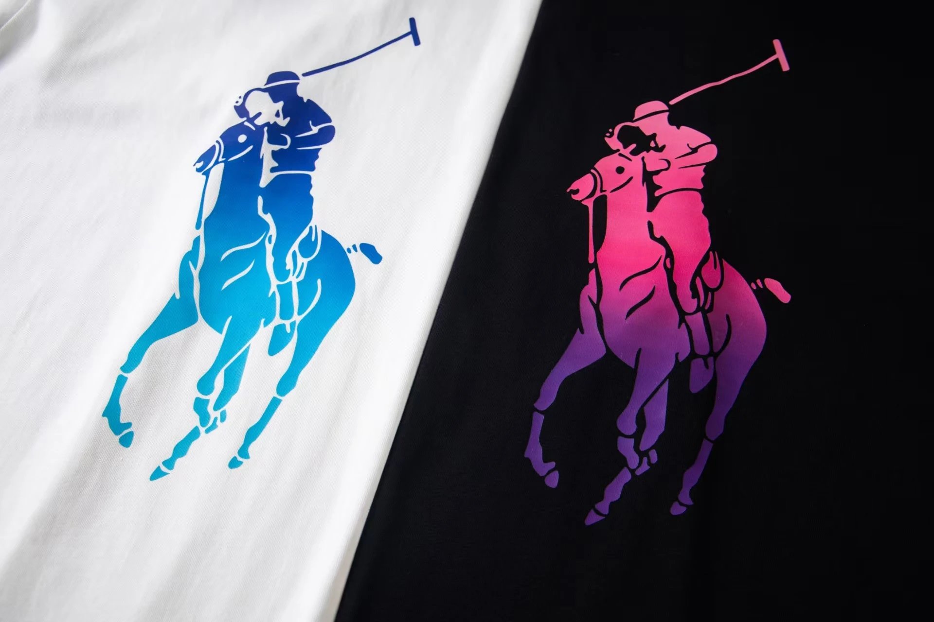 Polo Ralph Lauren Gradient Polo Player T-Shirt Black - 7