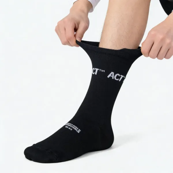 Design ACT ACT™ Logo Socks Black Socks - 7