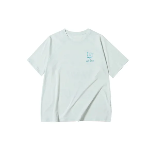 Design I Want To Go Out Mint T-Shirt - 1