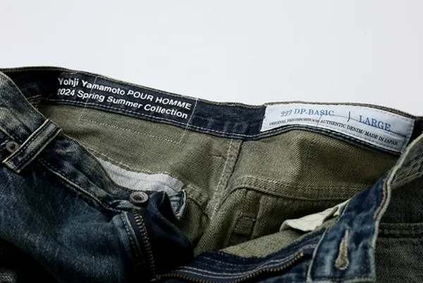 Yohji Yamamoto x Neighborhood Collection de Projets Communs Distressed Denim Jeans - 34