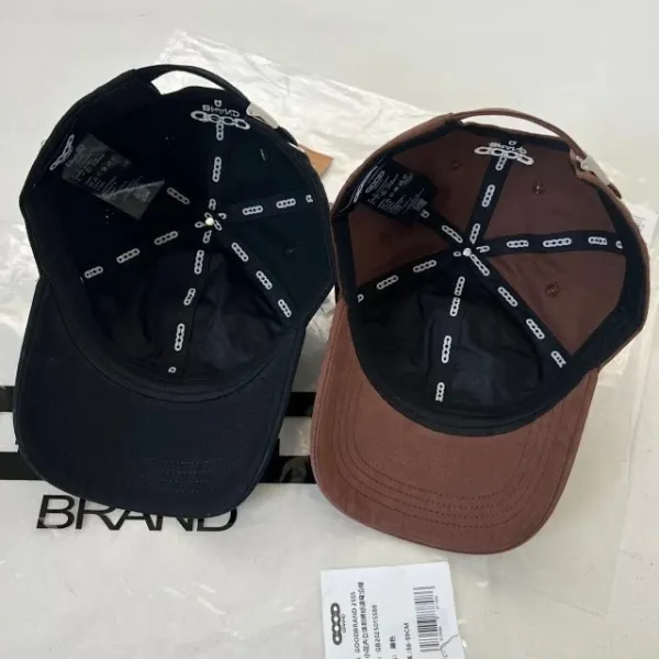 Good Brand Embroidered Floral Baseball Cap Brown - 23